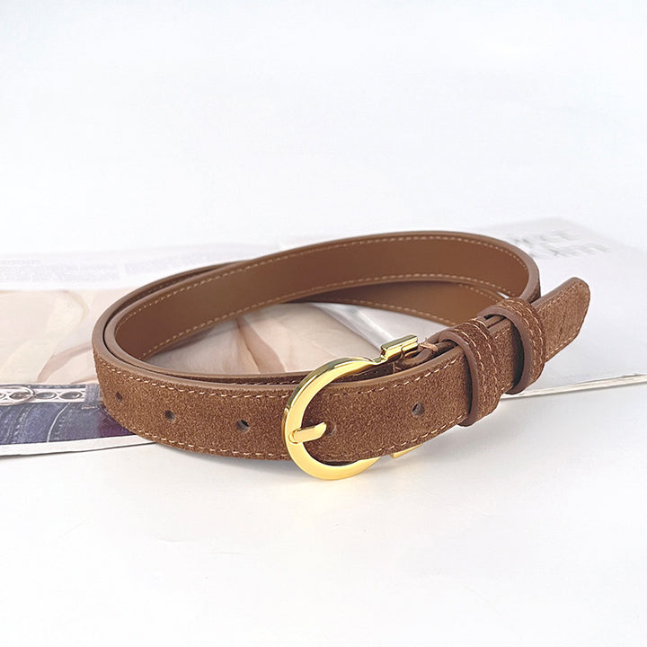 Single Color Double C Letter Belt