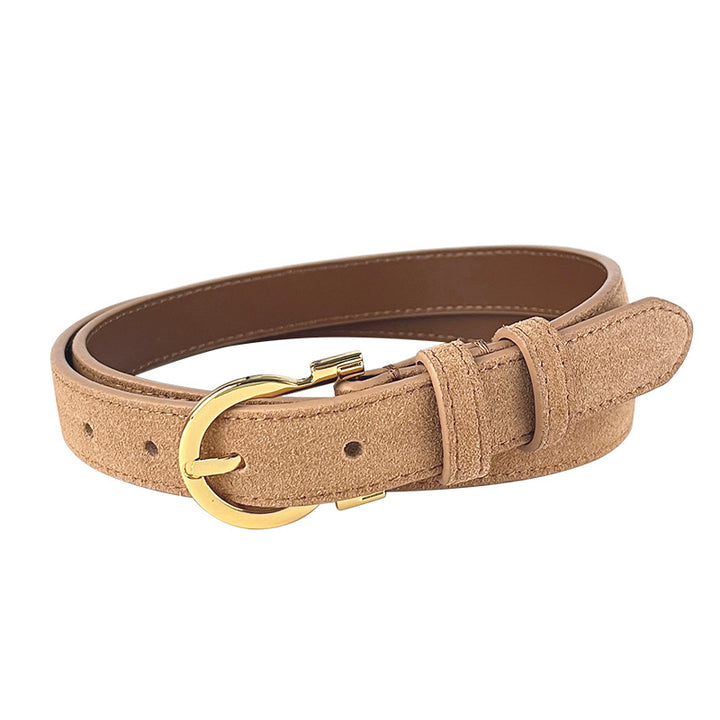 Single Color Double C Letter Belt