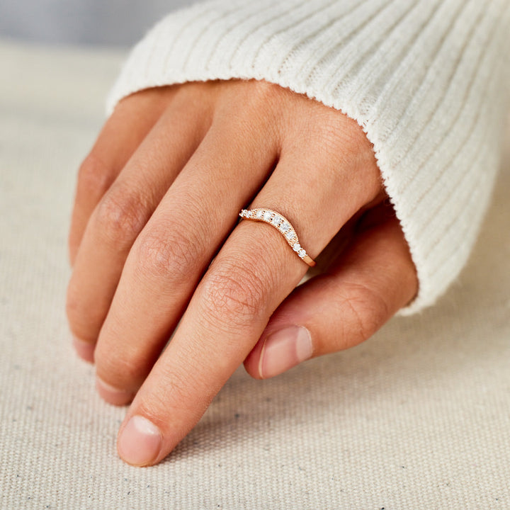 For Mom Bridge Single Arch Ring