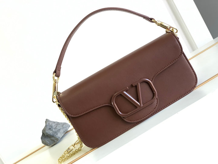 Brown Large Cowhide Handbag-M8008