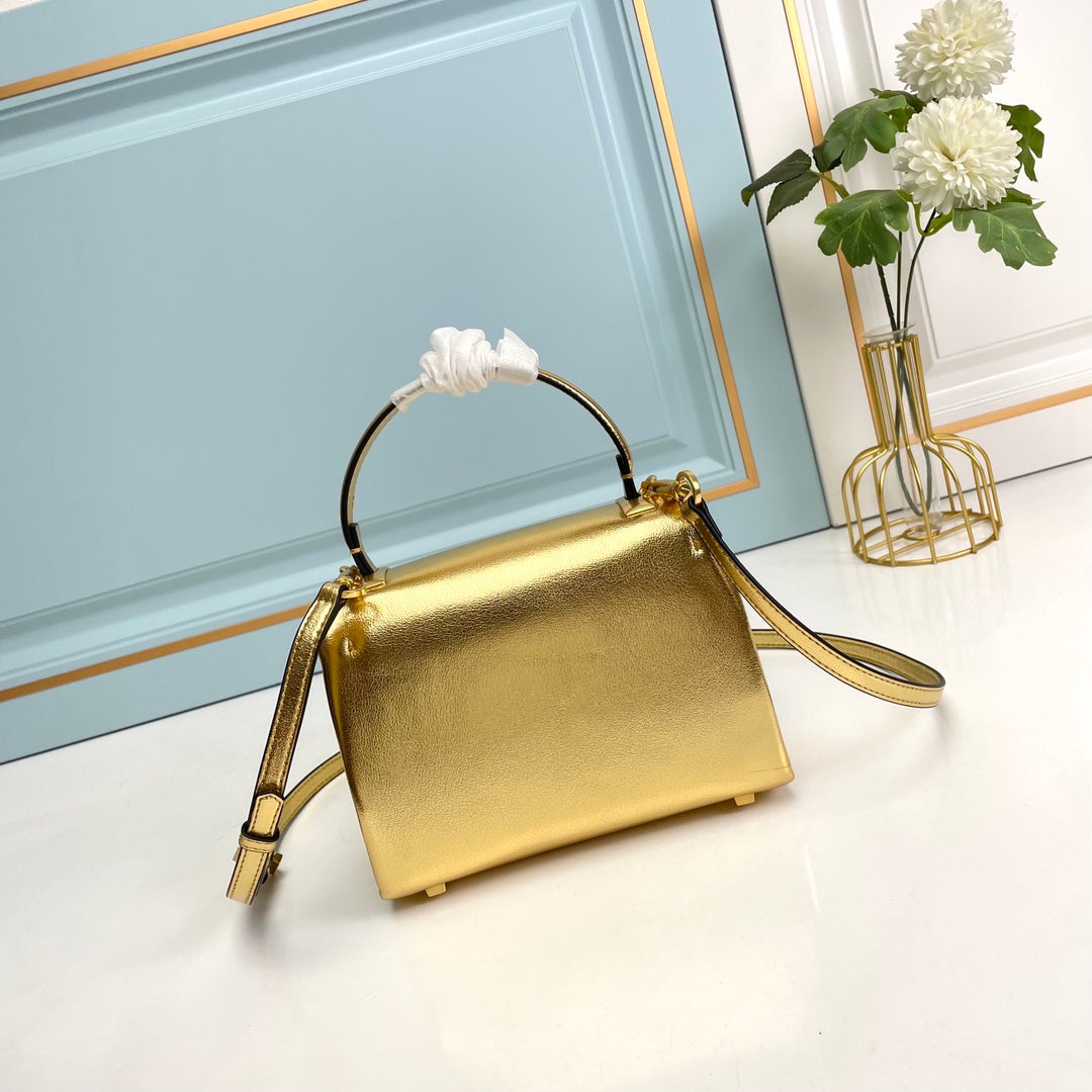 8 Color Small Studded Embellished Sheepskin Handbag