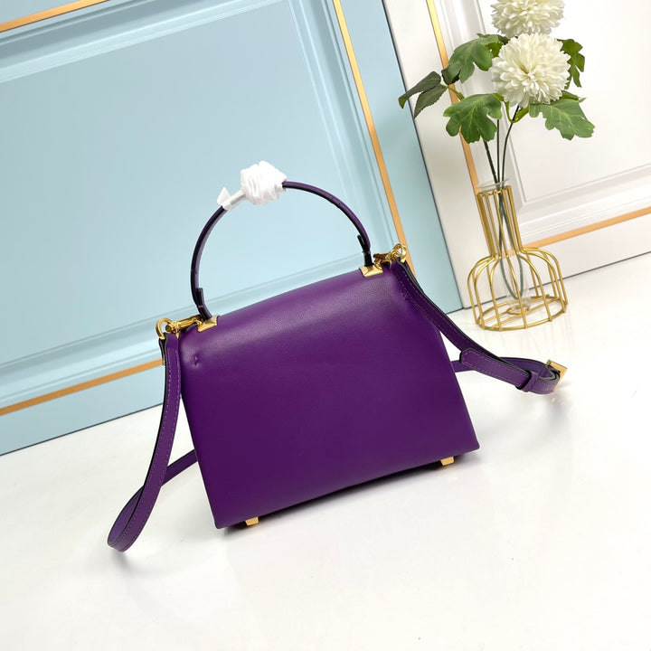 8 Color Small Studded Embellished Sheepskin Handbag