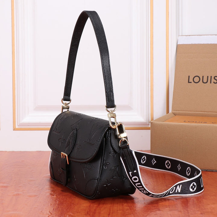 2 Color Baguette Handbag