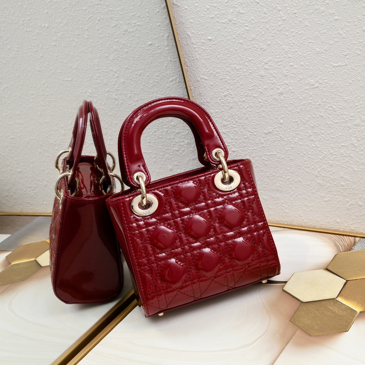 6 Color Lacquered Leather Bag-M2025