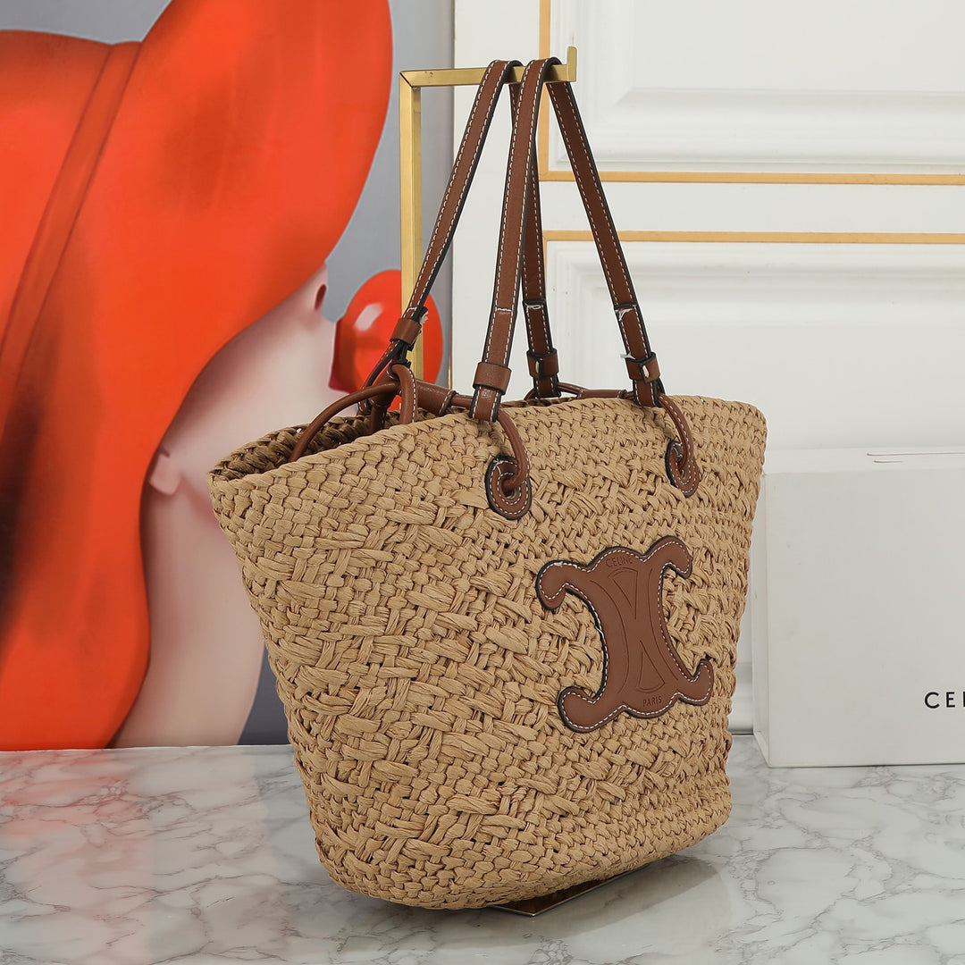 2 Colors-Cute Style Hand-Woven Handbag