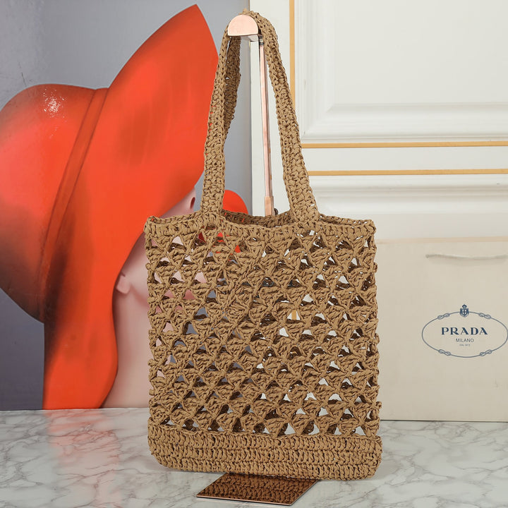 5 Colors-Cutout Woven Handbag