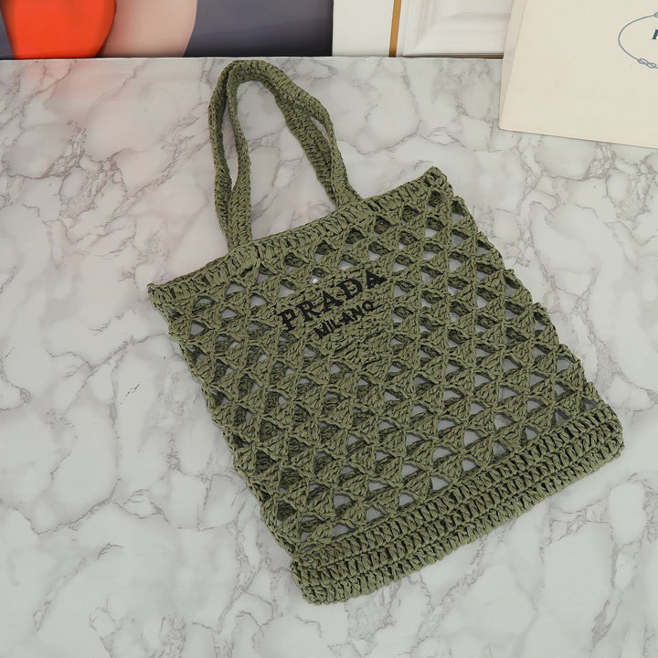 5 Colors-Cutout Woven Handbag