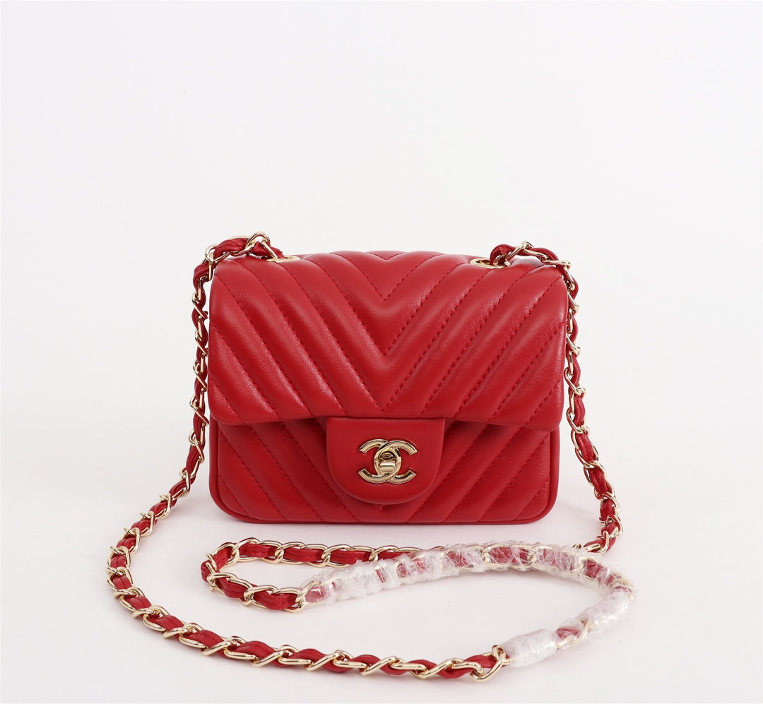 15 Colors-Sheepskin Lattice Flap Handbag