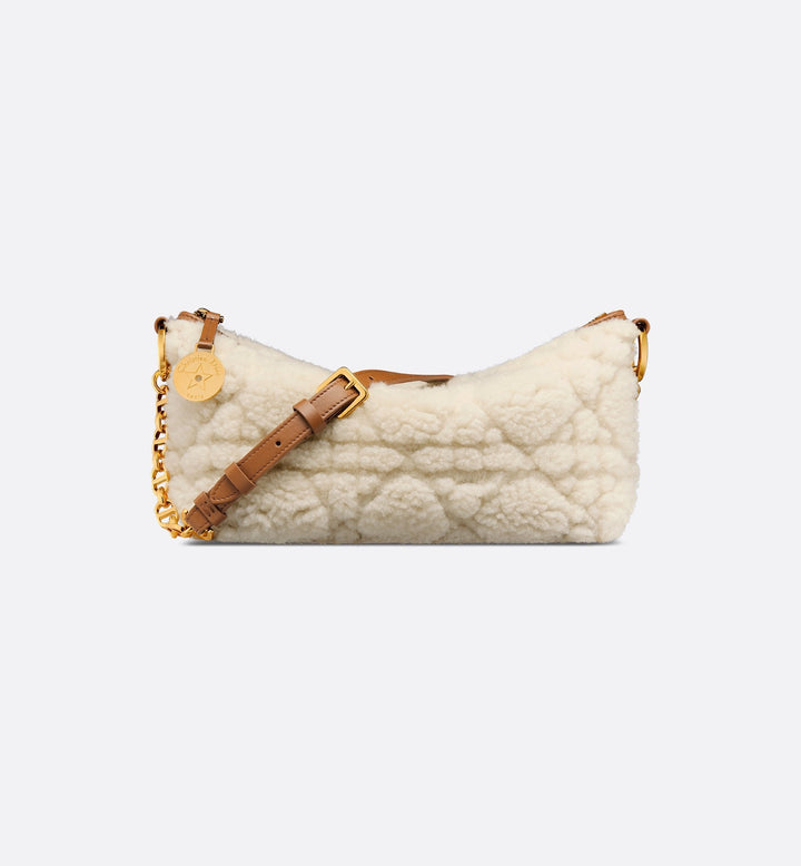 New for Fall/Winter - White Wool Leather Handbag