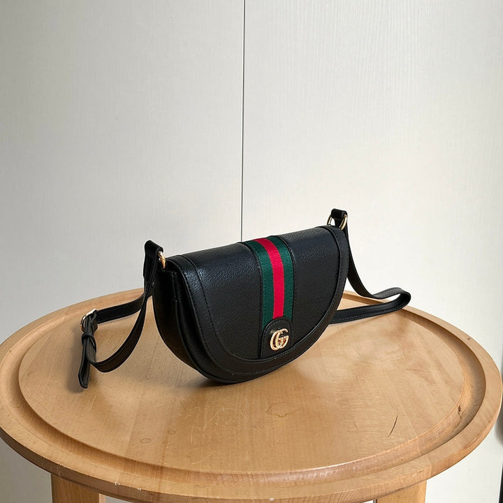 3 Colors - Small Half Moon Crossbody Bag