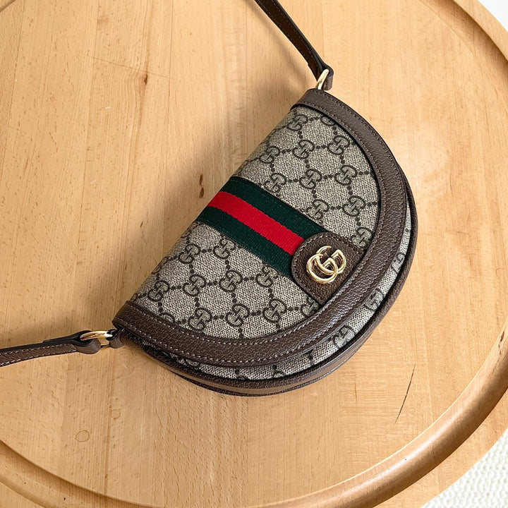 3 Colors - Small Half Moon Crossbody Bag