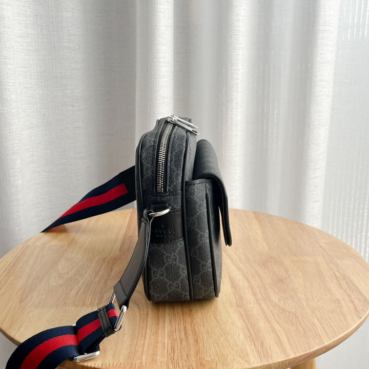 Fashion Leather Rolled Crossbody Bag