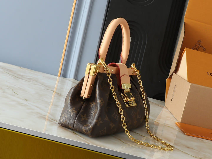 5 colors - Elegant cloud shape handbag