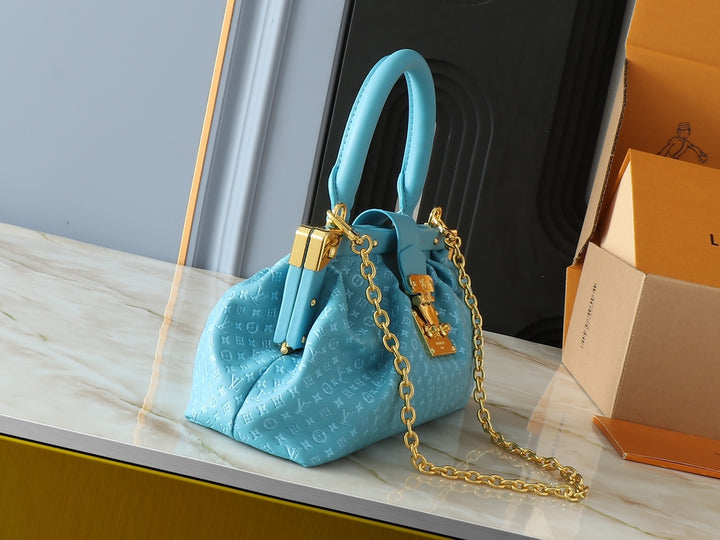 5 colors - Elegant cloud shape handbag