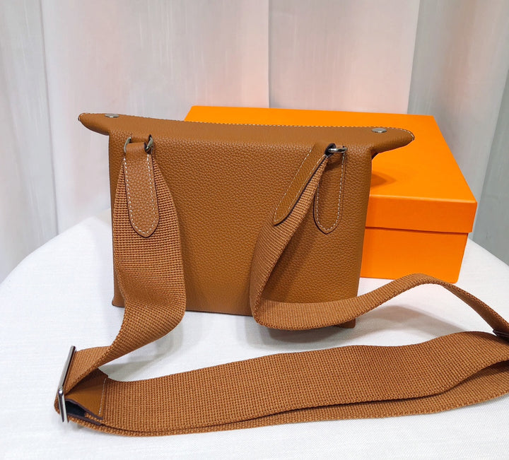 5 Colors - Small Leather Crossbody Bag