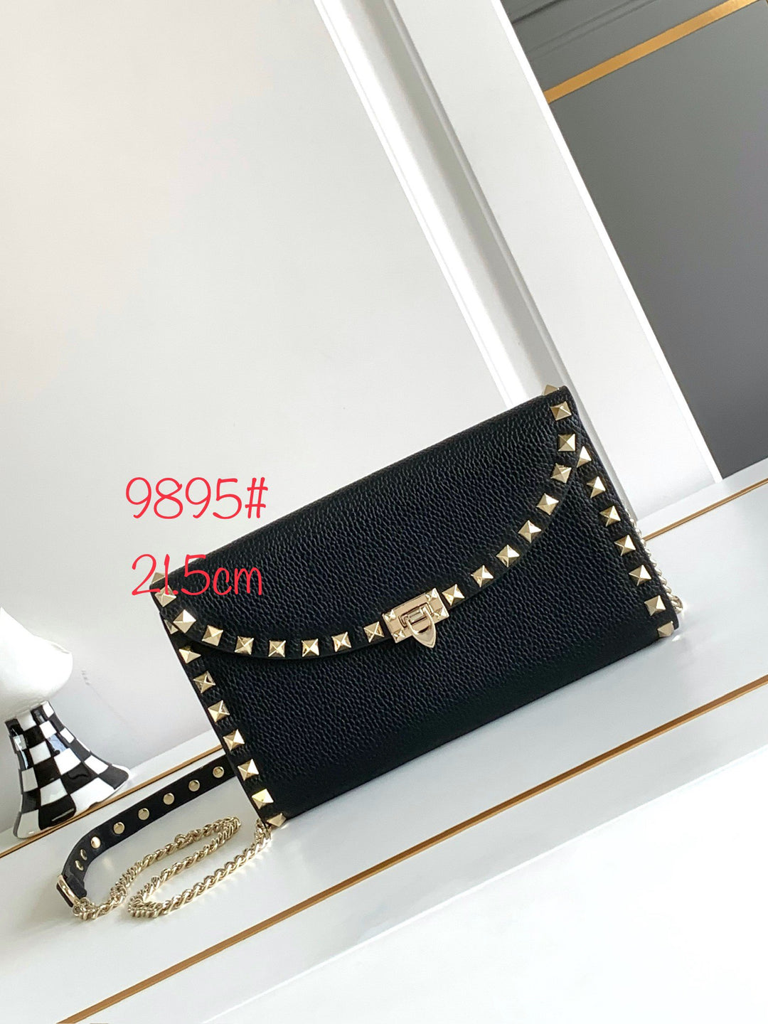 7 Colors - Studded Cowhide Leather Handbag