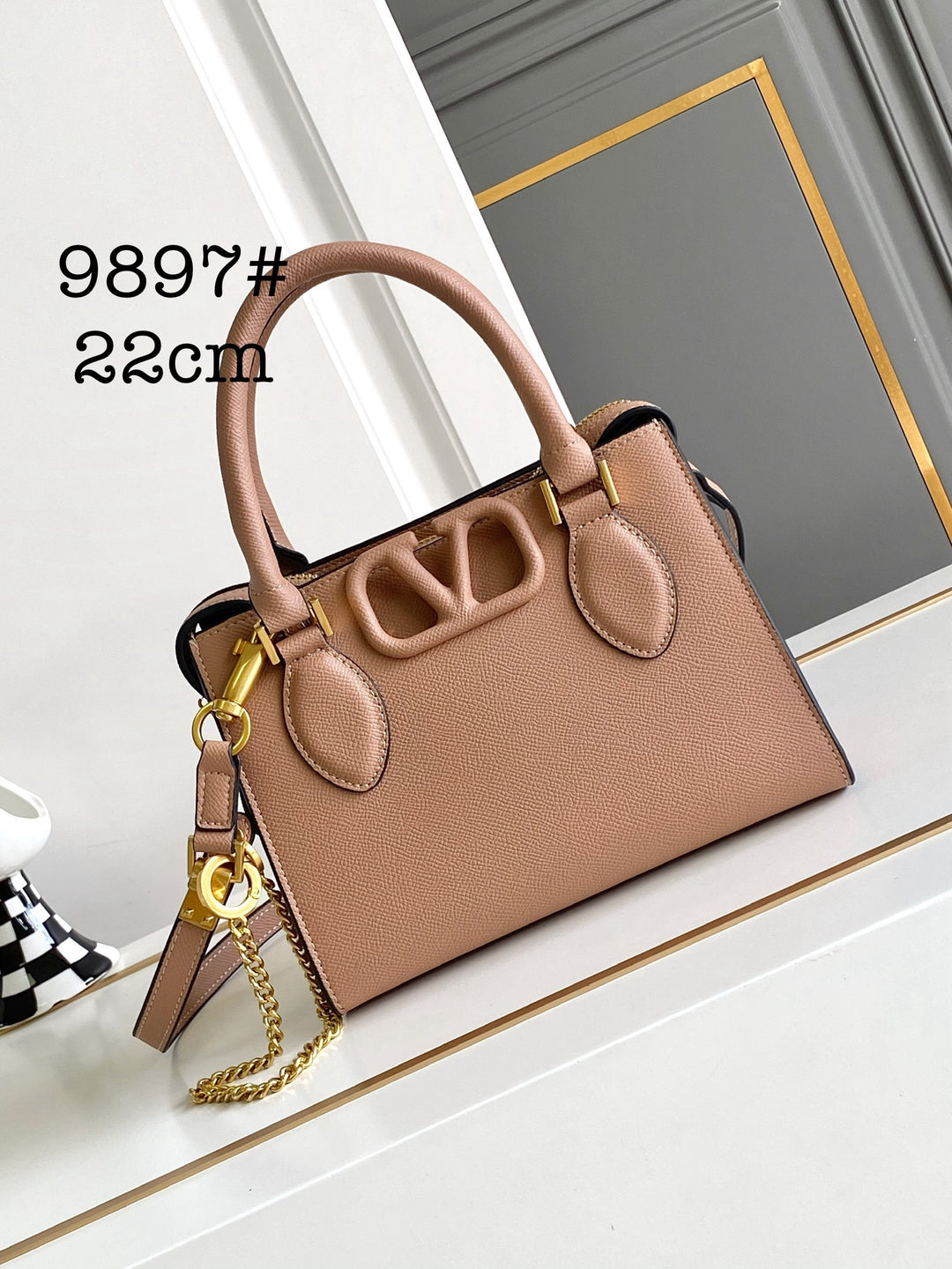 6 Colors - Fine grain cowhide leather tote bag