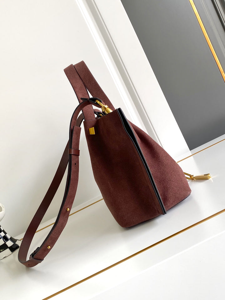 4 Colors - Small Deerskin Handbag