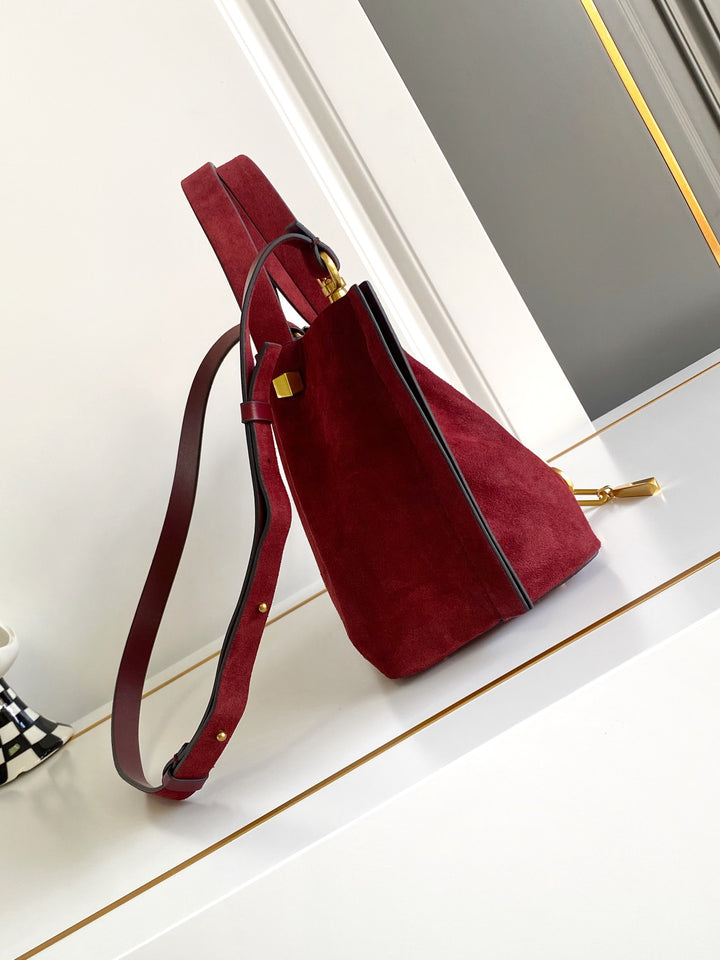 4 Colors - Small Deerskin Handbag