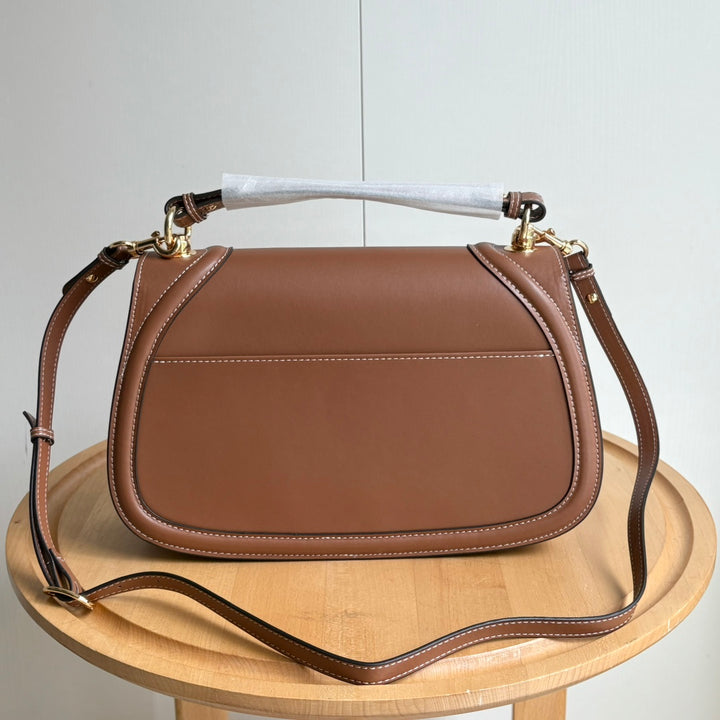 6 Colors - Classic Simple Large Saddle Bag