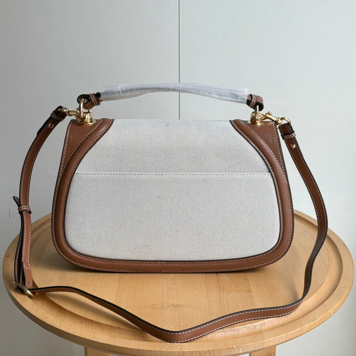 6 Colors - Classic Simple Large Saddle Bag