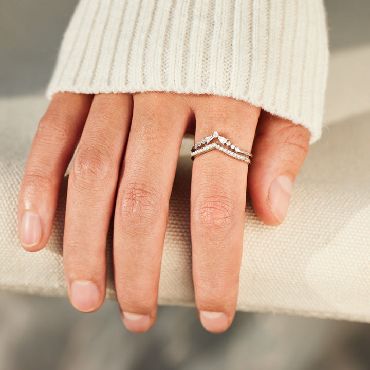 A Princess Minimalist Tiara Ring