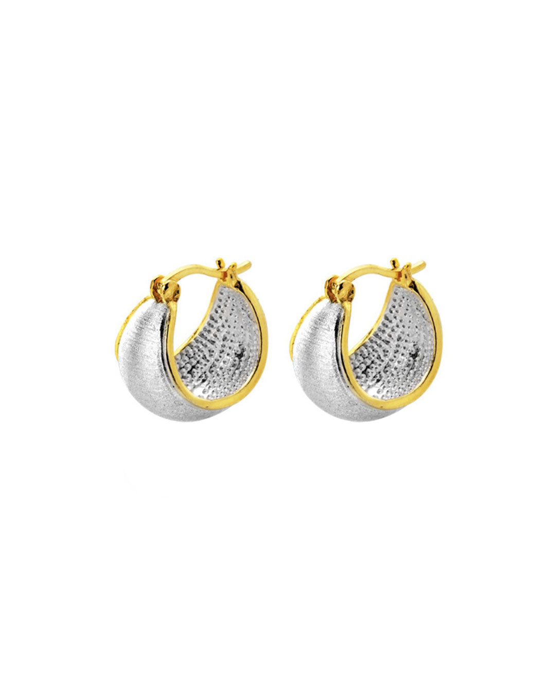 Athena Classique Thick Hoop Earrings