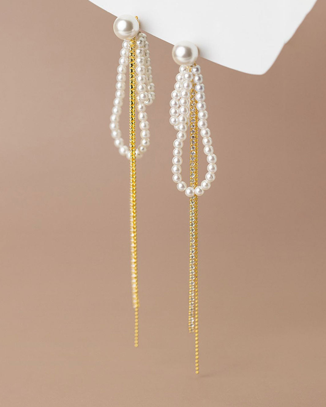 Aurelia Pearl Drop Earrings