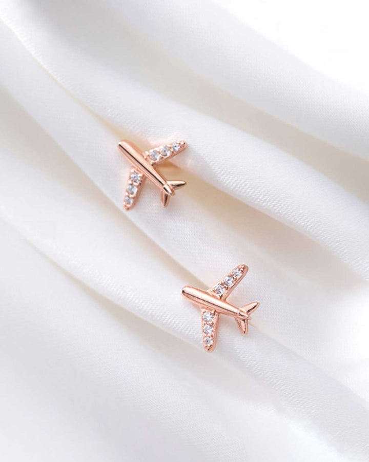 Airplane Stud Earrings