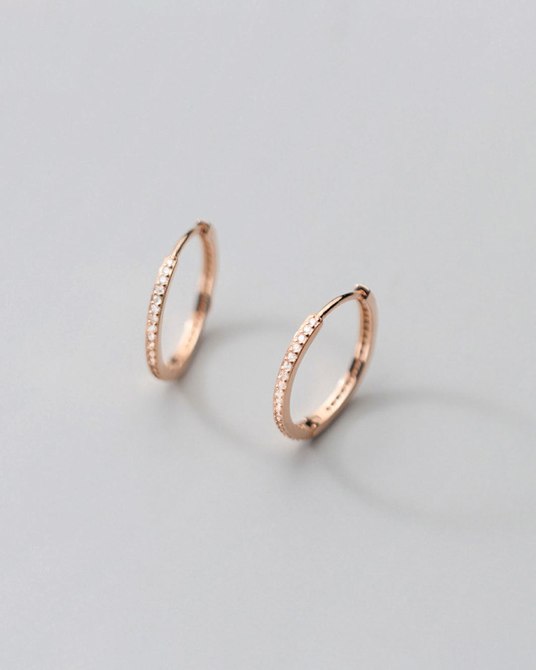 Alicia Round Hoop Earrings