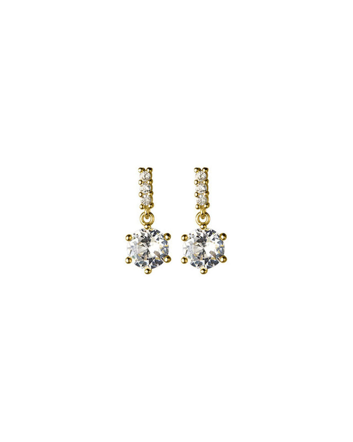 Anka Diamante Drop Earrings