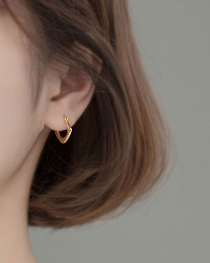 Arya Square Hoop Earrings