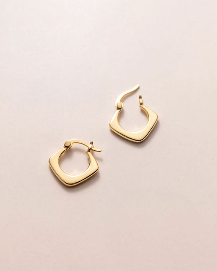 Arya Square Hoop Earrings