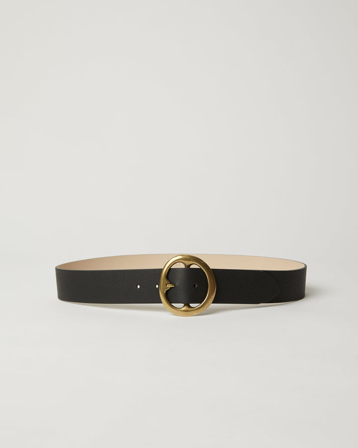 BELL BOTTOM SMOOTH LEATHER BELT