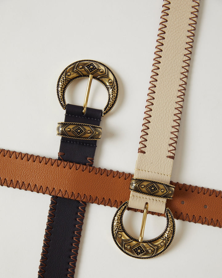 CLOVER LEATHER BELT