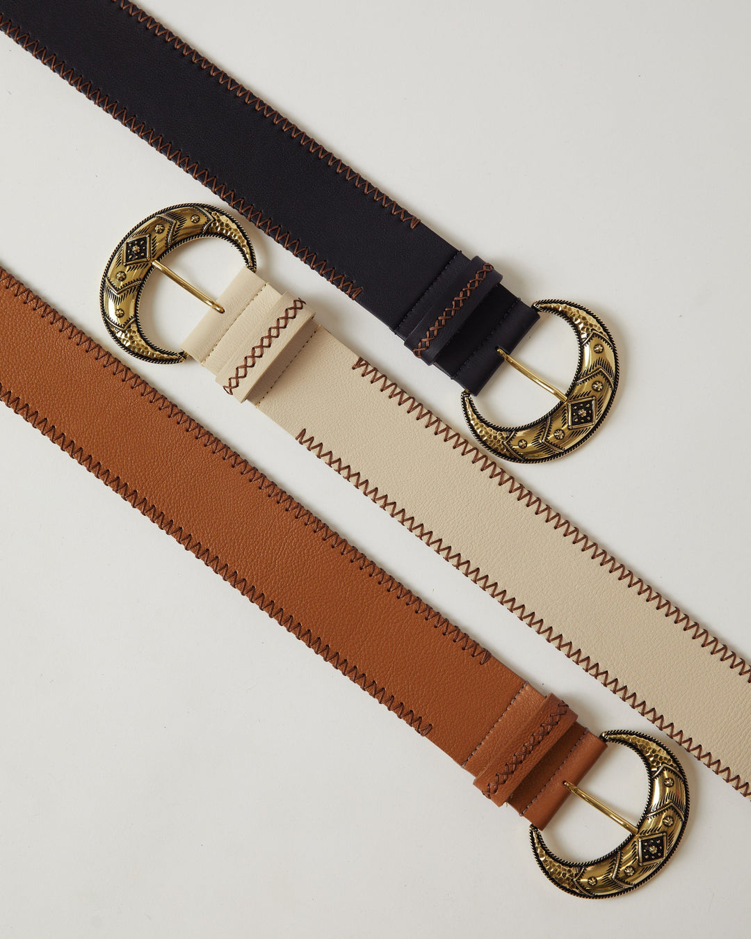 CLOVER WAIST LEATHER BELT