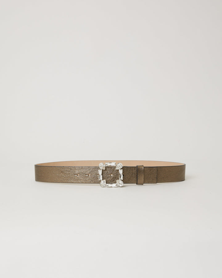 ESMA METALLIC LEATHER BELT