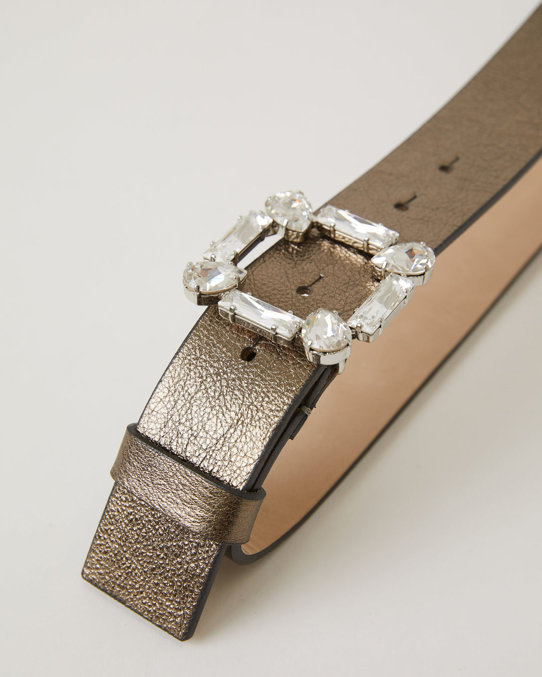 ESMA METALLIC LEATHER BELT