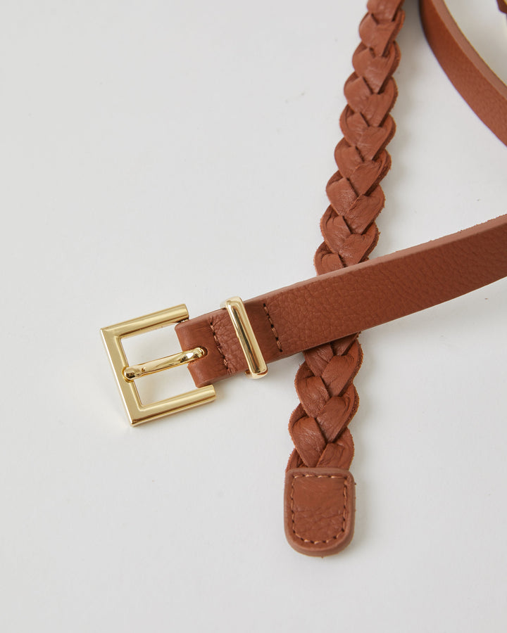 JOSIE LEATHER WRAP BELT