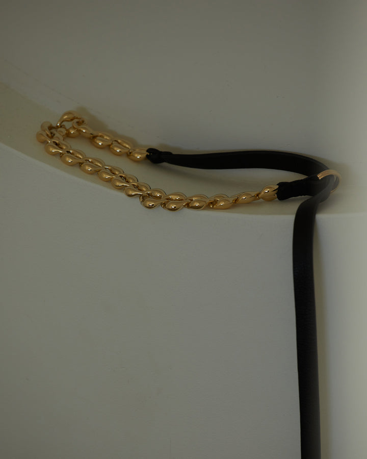 LILI CHAIN LEATHER BELT