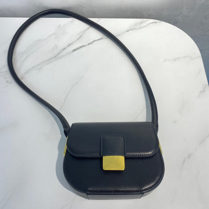 2024 New Leather Flap Bucket Bag