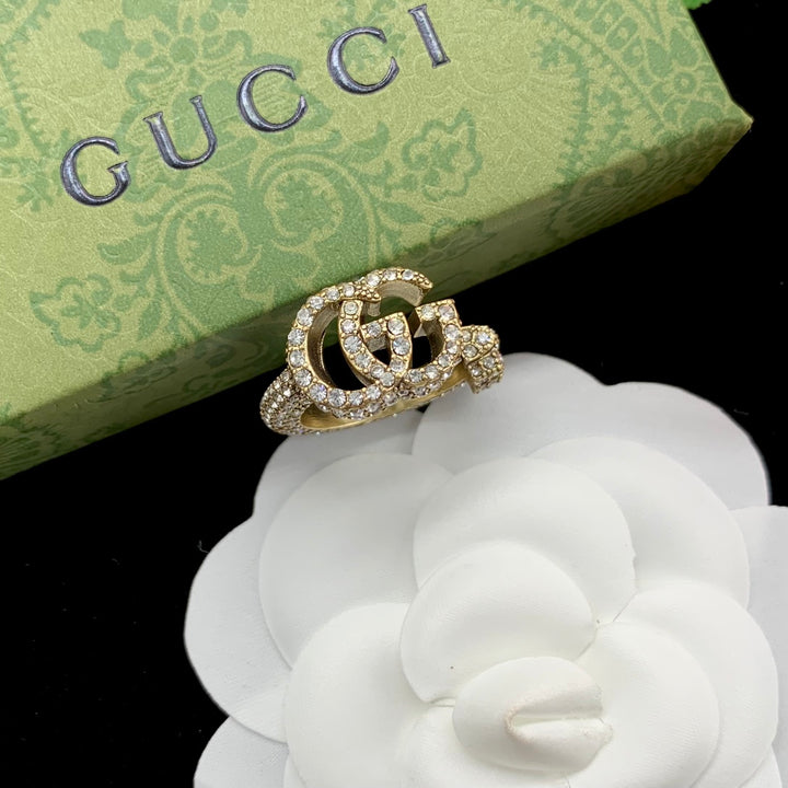 Luxury GG monogrammed ring