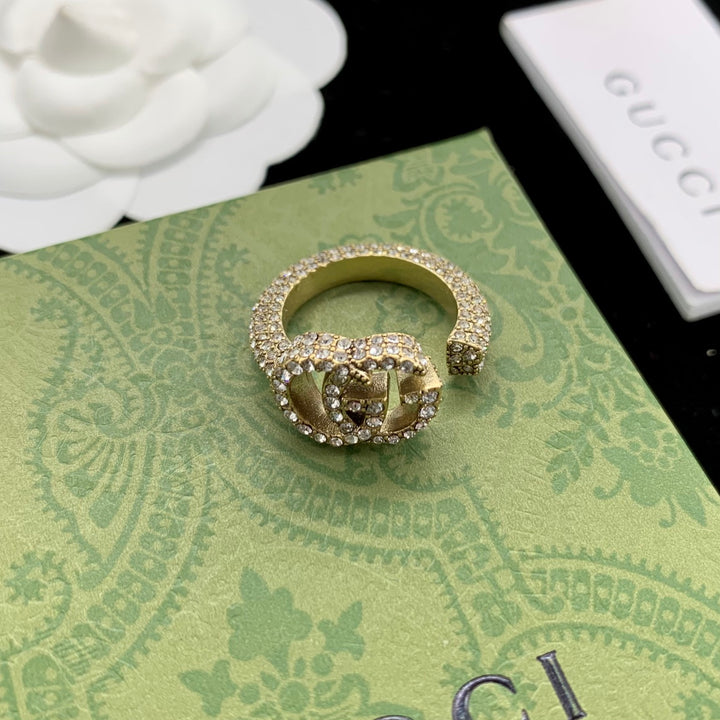 Luxury GG monogrammed ring