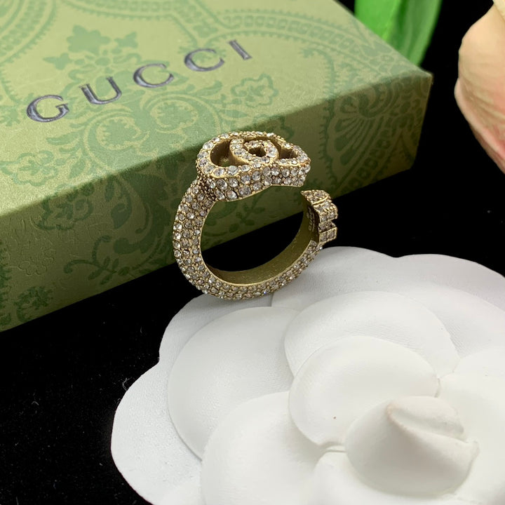 Luxury GG monogrammed ring