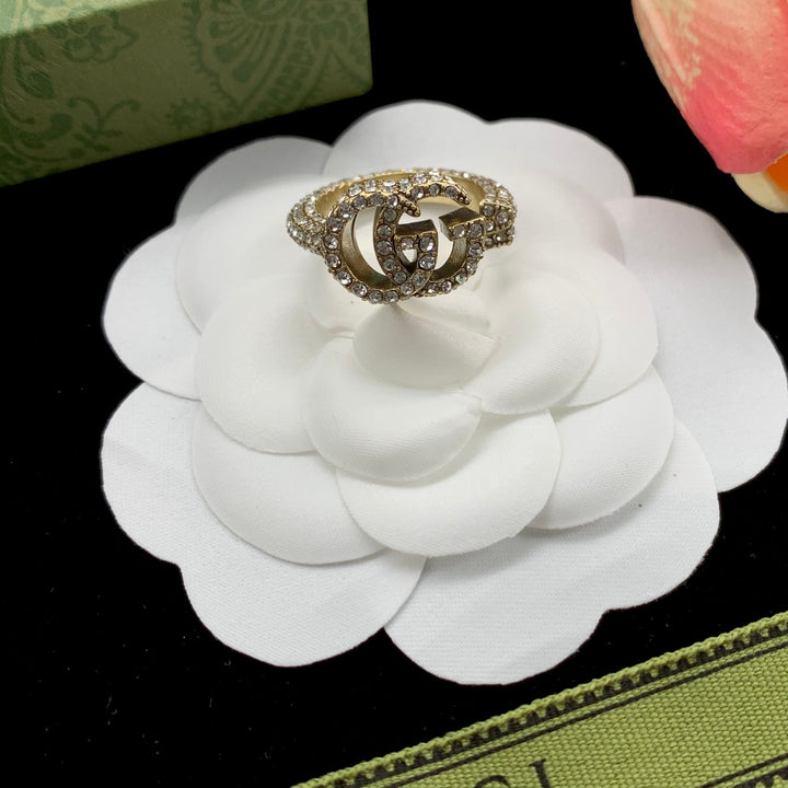 Luxury GG monogrammed ring