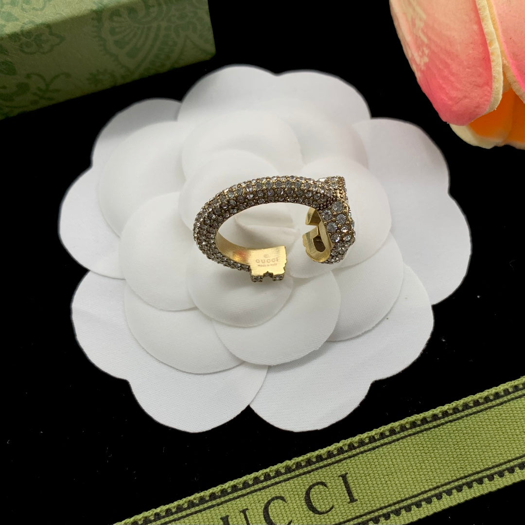 Luxury GG monogrammed ring