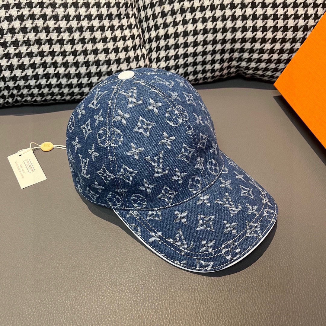 3 Colours Denim Jacquard Baseball Cap