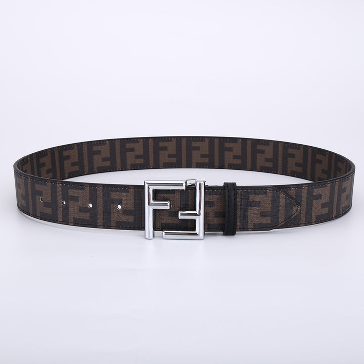 4 colours double F letter belt