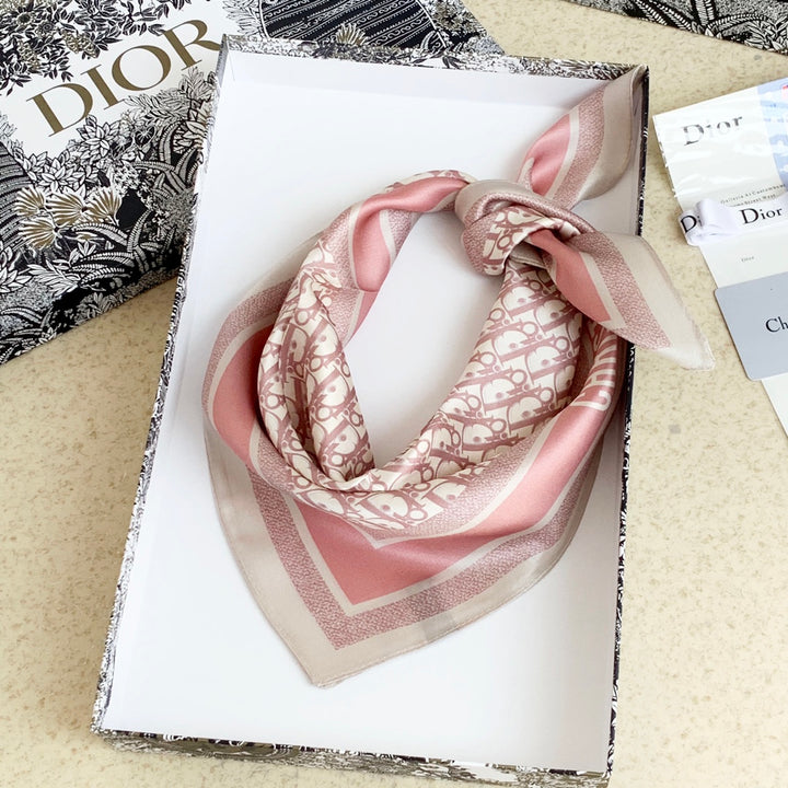 5 colours versatile small square scarf-elegant