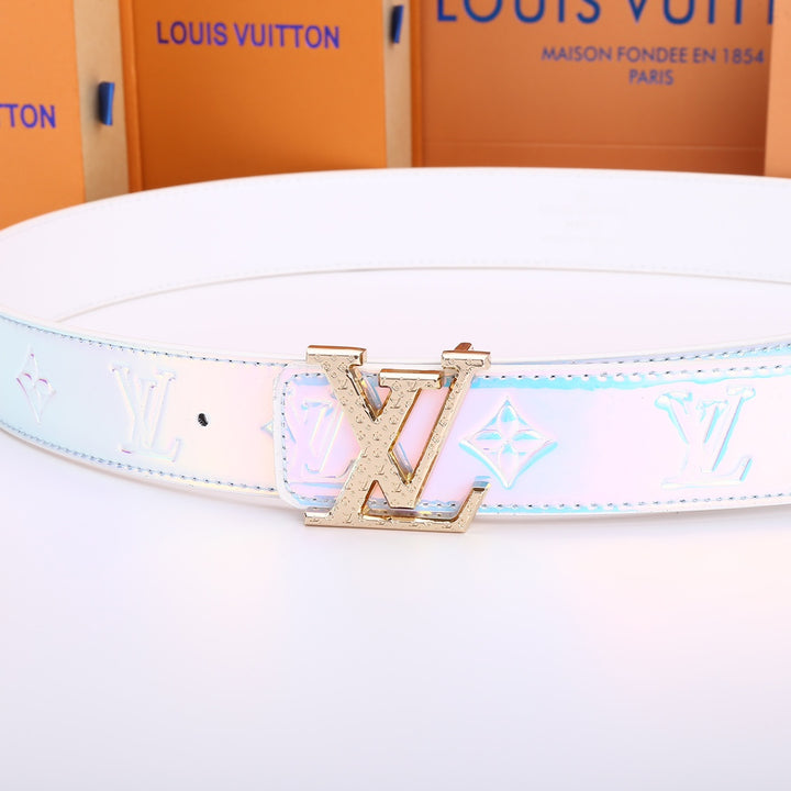 3 Colours Luxury Clover Print Belt